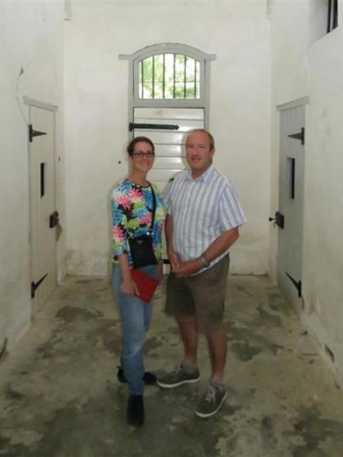 Wakatipu Heritage Trust chairwoman Susan Stevens, of Gibbston, and trustee David Clarke, of...