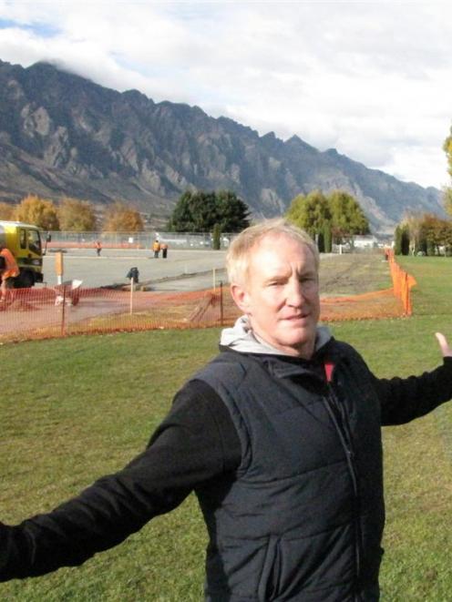 Wakatipu Sports Users Group spokesman Craig "Ferg" Ferguson laments the inevitable loss of green...