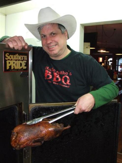 Wanaka barbecue chef Mike Oxley's smoky cranberry duck dish is the only Otago entry to make the...