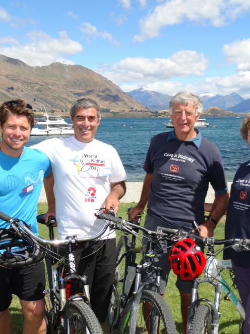 Wanaka father and son Richie (32, left) and Rob Johnston (60), and Whangarei couple Hugh (70,...