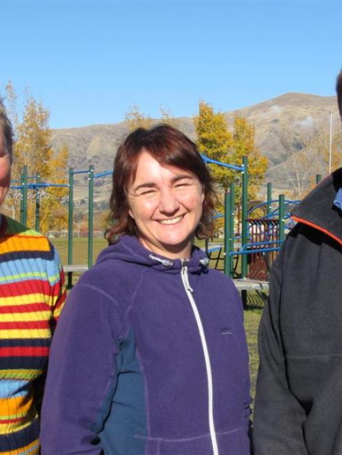 Wanaka parents Claire O'Connell, Leanne Little and Jason Pryde are on the committee of the new...