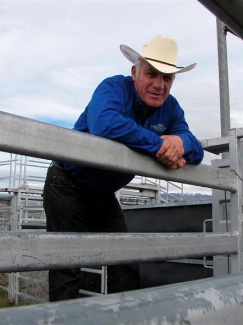 Wanaka Rodeo Club president Lyal Cocks relaxes at the Albert Town arena, where the 2014 New...