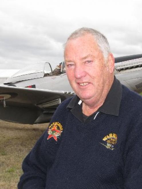 Warbirds Over Wanaka International Airshow volunteer Bill Gordon, of Omarama, with his favourite...