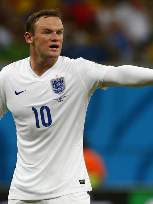 Wayne Rooney. Photo by Reuters
