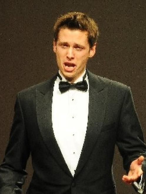 Wellington singer Daniel O'Connor gives a winning performance at the finals of the ODT Aria...