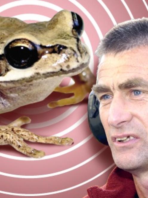 Ewen Cadzow, who says he can't sleep because of frog noise.