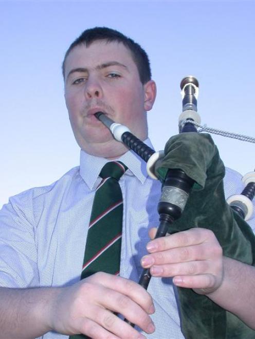 Weston piper Nick Parsons has been selected for the New Zealand Foundation Youth Band to travel...