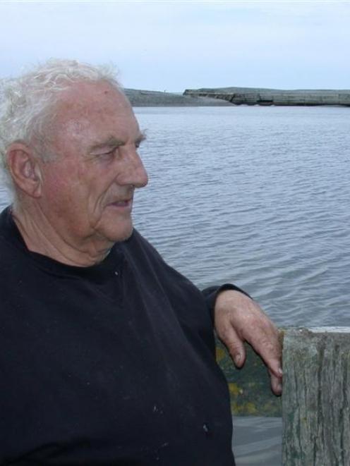 Willowbridge farmer Murray Bruce ponders the history of the Waihao box (background), which for...