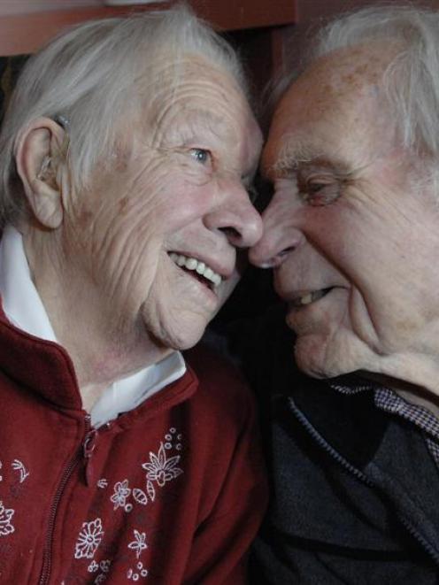 Win and Alfie Gaze will celebrate their 74th wedding anniversary on Monday. Photo by Linda...