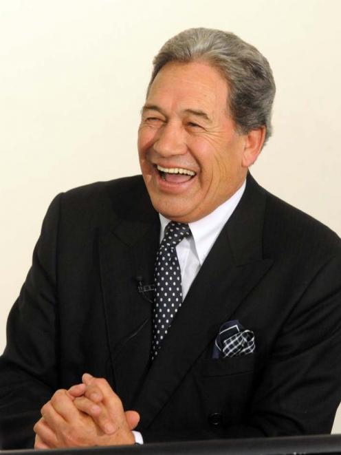 Winston Peters. Photo by NZPA