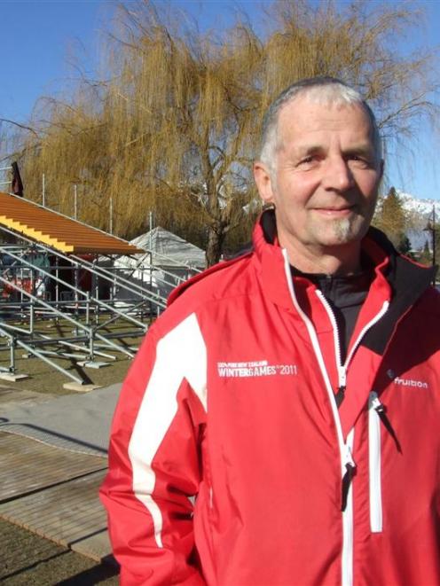 Winter Games chief executive Arthur Klap stands in front of the soon-to-be-completed Parklife...