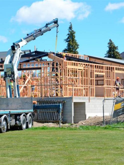 Work continues on the Hawea Community Centre extension project.