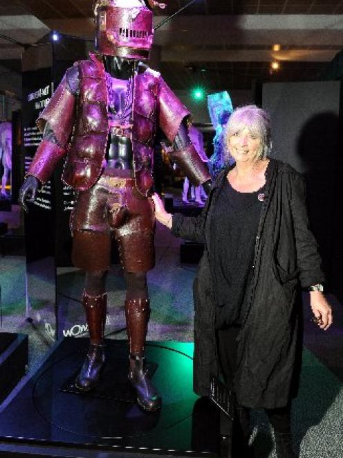 World of WearableArt founder Suzie Moncrieff inspects a garment in the Off the Wall: World of...