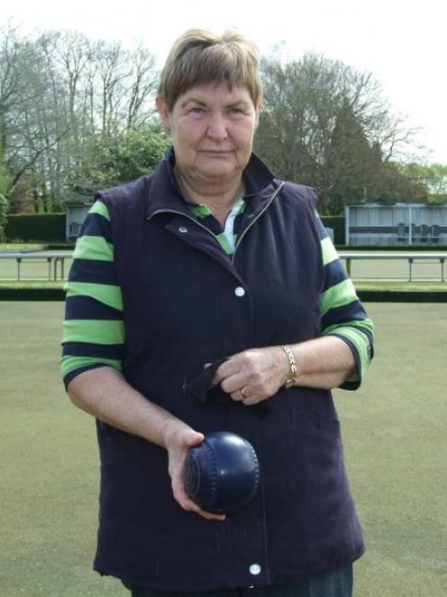 Wynette McLachlan, who won the national  singles bowls title in April despite having a broken ...