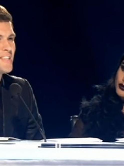 X Factor judges Willy Moon and Natalia Kills