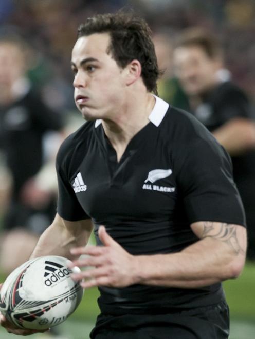 Zac Guildford in action for the All Blacks.