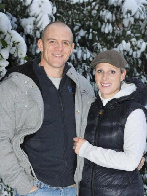 Zara Phillips and Mike Tindall.