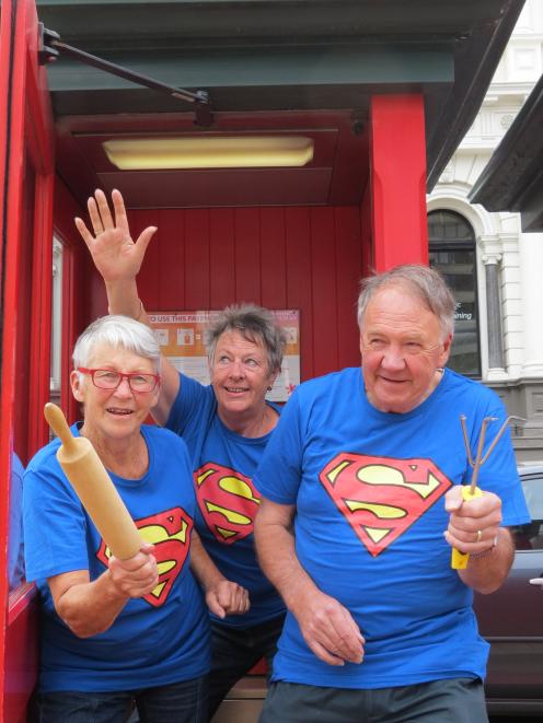 Marie Sutherland (left), Pip Weber and Craig McLanachan are using their powers for good through...