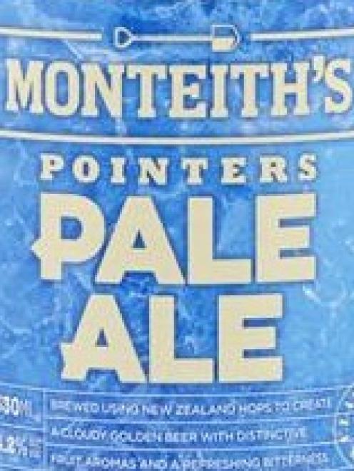 Monteith's Pointers Pale Ale.