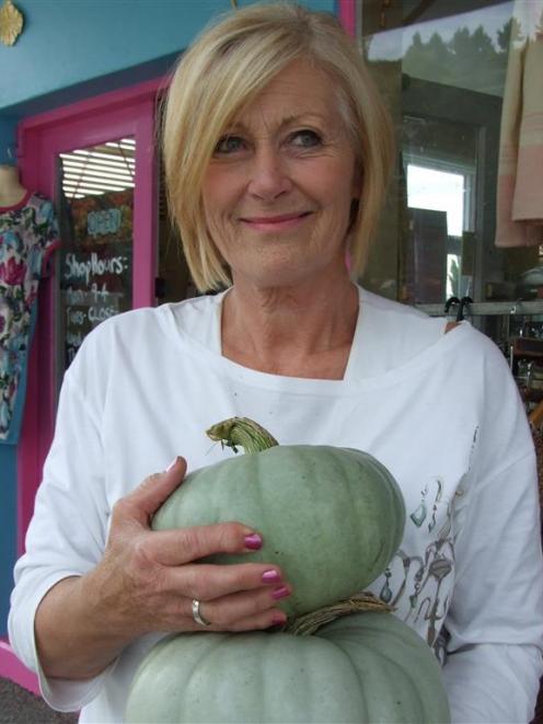 Raewyn Baguley is looking forward to seeing the produce presented for Roxburgh’s first Pumpkin...