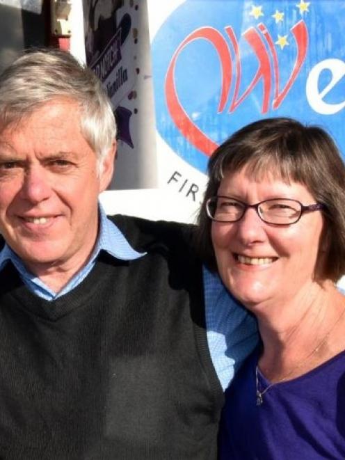 Wests (NZ) Ltd operators Alf and Kaye Loretan are relieved that the shop’s  liquor off-licence...
