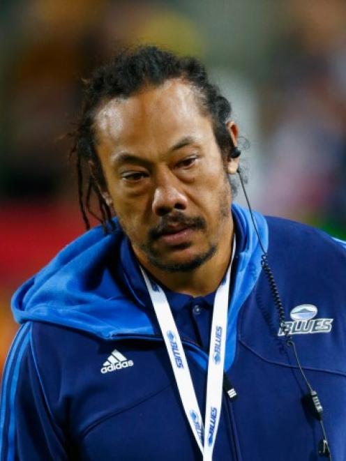 Blues coach Tana Umaga. Photo Getty