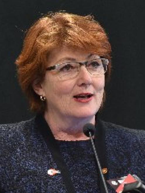 Conservation Minister Maggie Barry gives the opening address at the Conservation Inc 2 Conference...