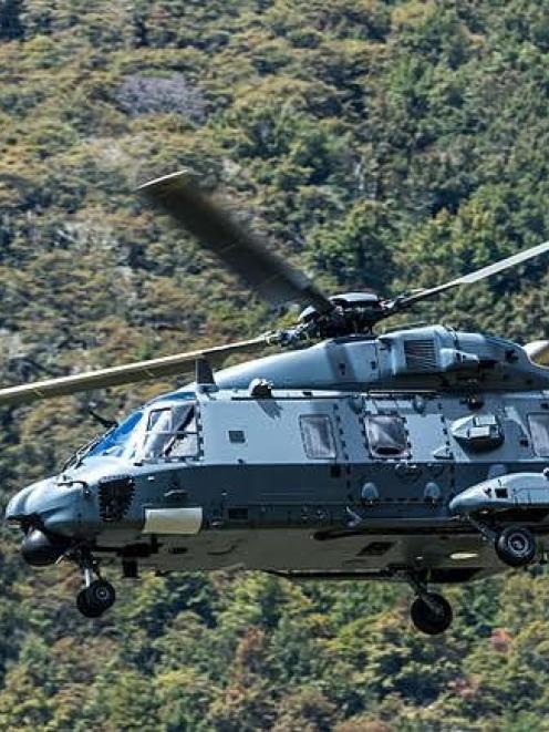 The New Zealand Defence Force NH90 helicopter could be called in to assist with the rescue...