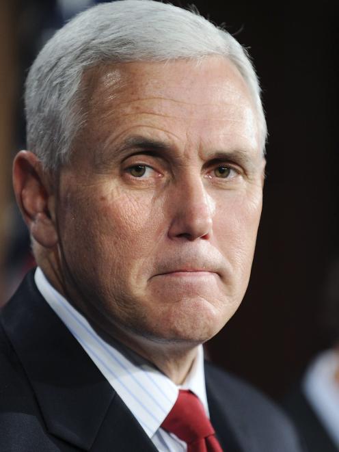 Indiana Governor Mike Pence. Photo: Reuters