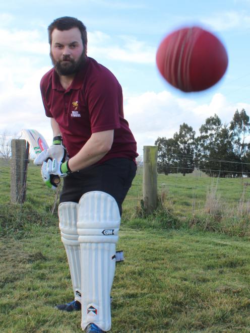 Clutha Valley cricket player Richard Ray hopes to see the Balclutha Cricket Club reformed and playing for the first time in 10 years. Photo by Samuel White.