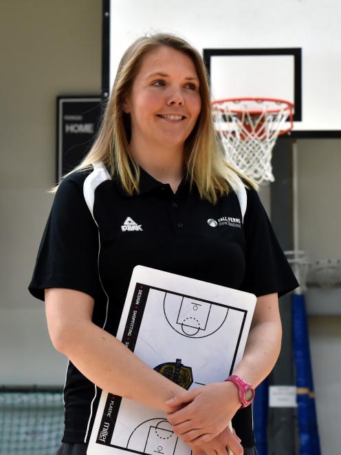 Basketball Otago development officer Natalie Visger has been named as the New Zealand girls under-16 coach. Photo by Gregor Richardson.