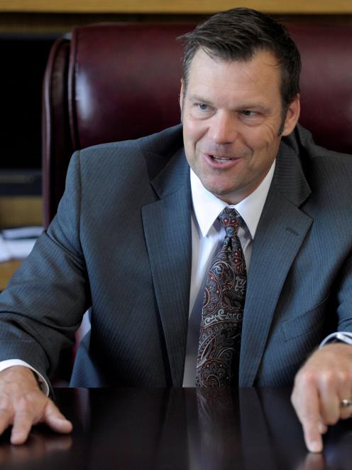Kansas Secretary of State Kris Kobach. Photo: Reuters