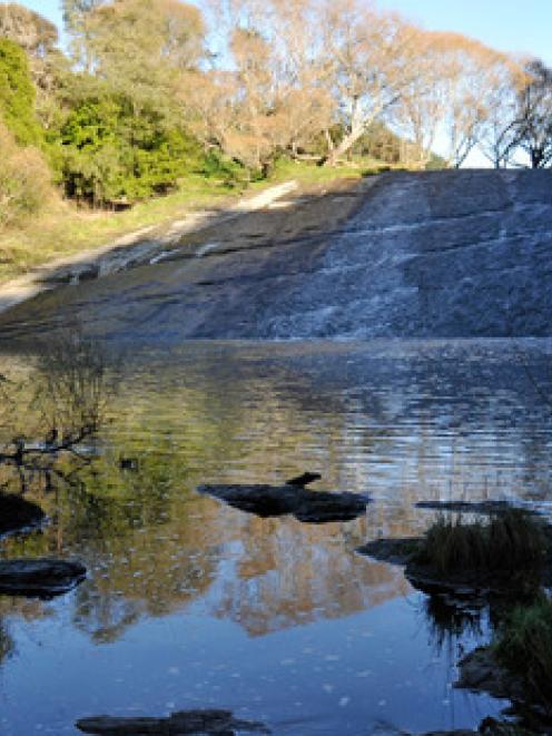 The Rere Rock Slide in Gisborne.