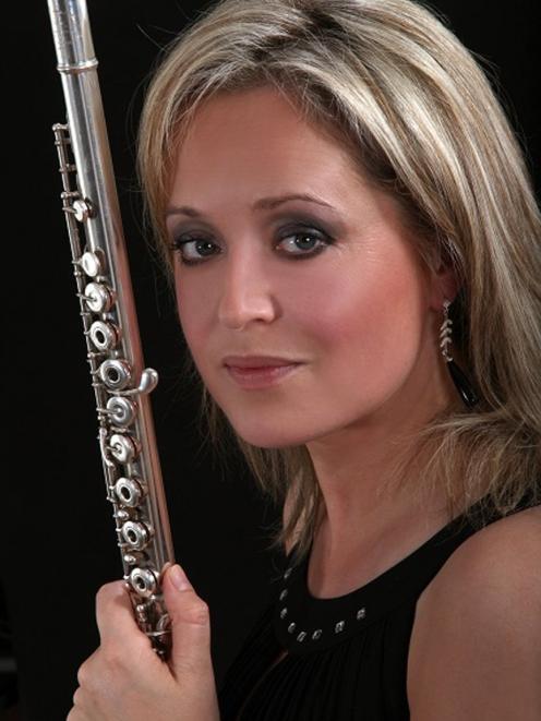 Polish flautist Adrianna Lis is visiting Dunedin for the Dunedin Flute Festival. Photo: Krzysztof...