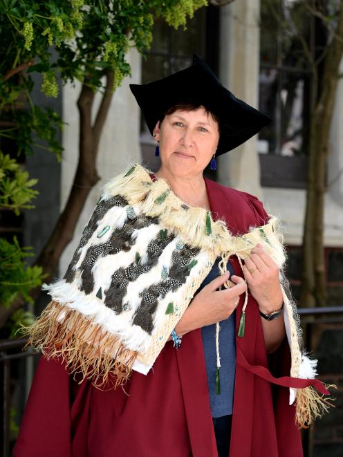 Lynere Wilson will graduate today with a PhD in health sciences. Photo: Linda Robertson.