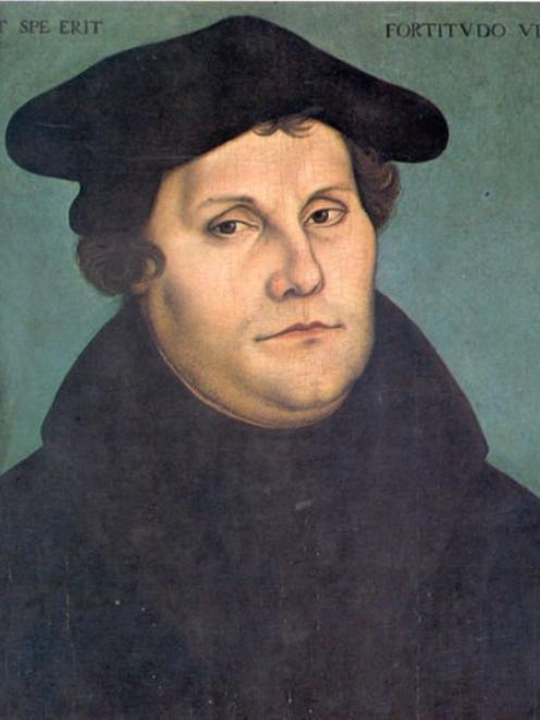 Martin Luther (1529), by Lucas Cranach the Elder.