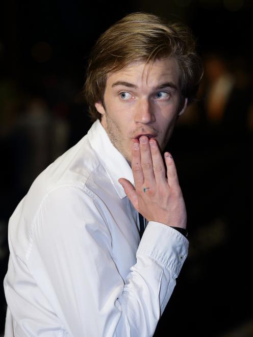 YouTuber PewDiePie AKA Felix Kjellberg. Photo: Getty Images