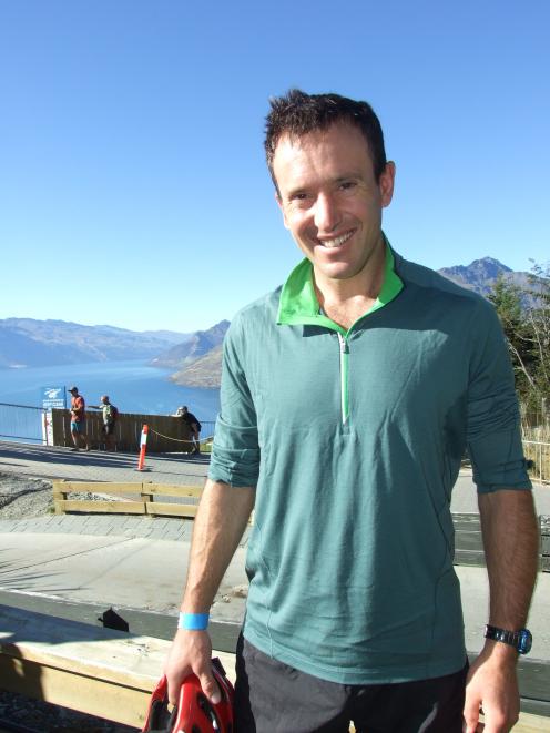 Adventure race world champion Chris Forne, of Queenstown, at the Godzone athletes’ briefing in...