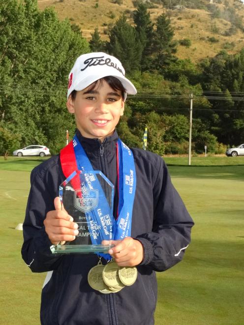 Noah Novacek can hardly wait for August, when he will compete against some of the world's best junior golfers in North Carolina, in the United States. Photo by David Williams.