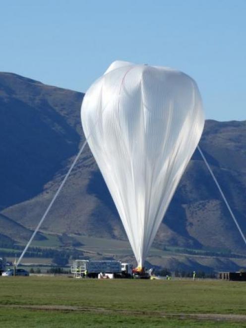 Nasa will commence its sixth attempt at launching the 532,000cu m  super pressure balloon on Friday morning. Photo: Mark Price