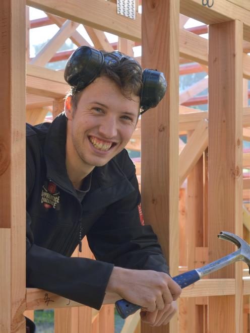 New Zealand Certified Builders Association Apprentice Challenge final winner Chris McLean, of...
