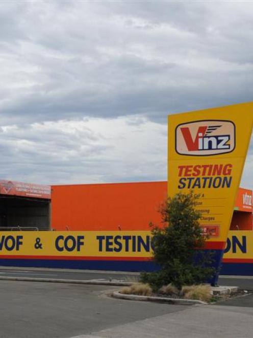 The Vinz testing station in Andersons Bay. Photo by Linda Robertson.