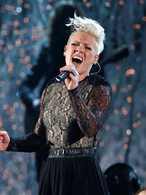 Pink will play in Dunedin on September 1 next year. Photo: Reuters