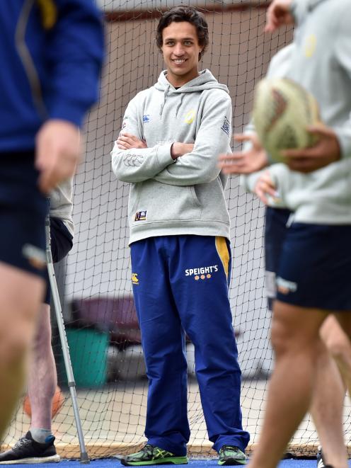 Otago defence coach Lee Allan at Otago training at the Edgar Centre yesterday. PHOTO: PETER MCINTOSH