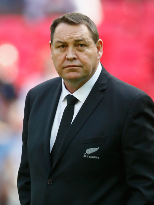 Steve Hansen at last year's Rugby World Cup.