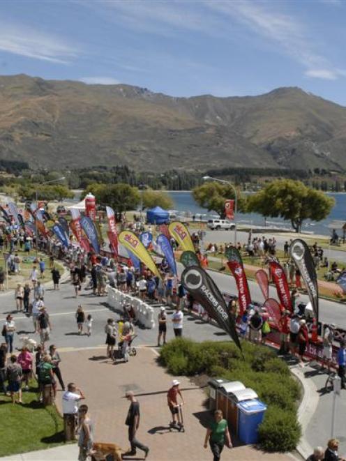 Action on Ardmore St during the main event in this year's Challenge Wanaka race on January 22. ...