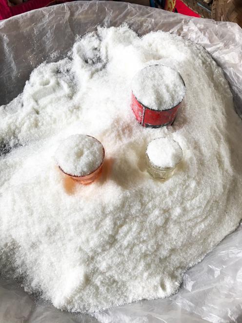 Monosodium glutamate (MSG) for sale by weight at an Asian food stall. Photo: Getty Images