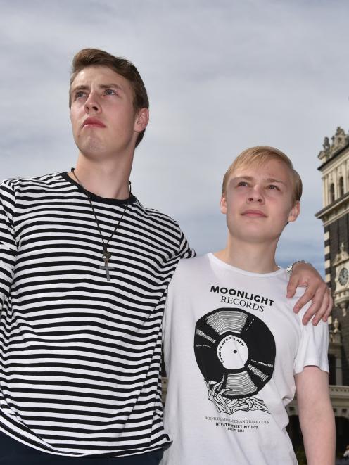 Travis (left) and Ethan von Metzinger who are being deported back to South Africa after 9 years...