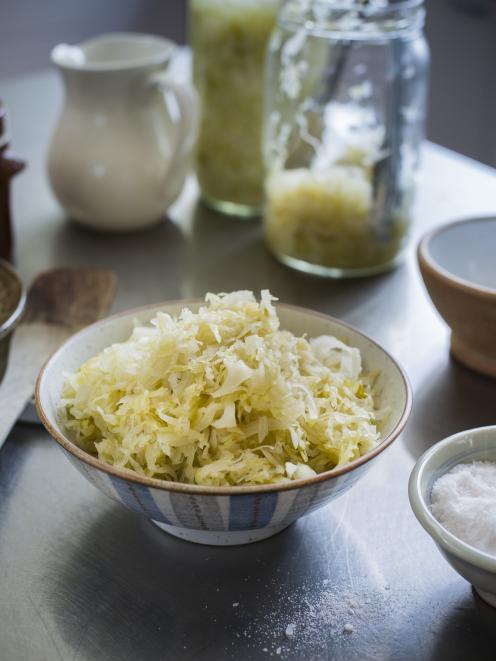 Sauerkraut — eating a range of fermented foods, especially  vegetables, will add variety and...