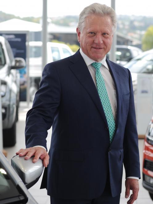 Southern Motor Group managing director Ken Cummings in the new Volkswagen showroom. Photo:...